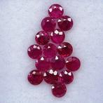 15 pcs Rood Robijn - 2.04 ct - Instituto Gemólogico Español, Sieraden, Tassen en Uiterlijk, Edelstenen, Nieuw