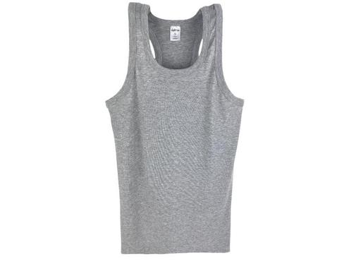 SQOTTON® halterhemd - 100% katoen - Grijs, Kleding | Heren, Ondergoed, Verzenden