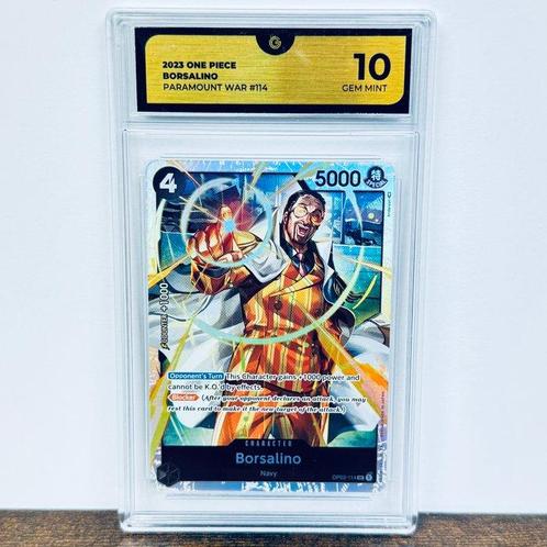 Global Grading - 1 Graded card - One Piece - Borsalino - One, Hobby en Vrije tijd, Verzamelkaartspellen | Overige