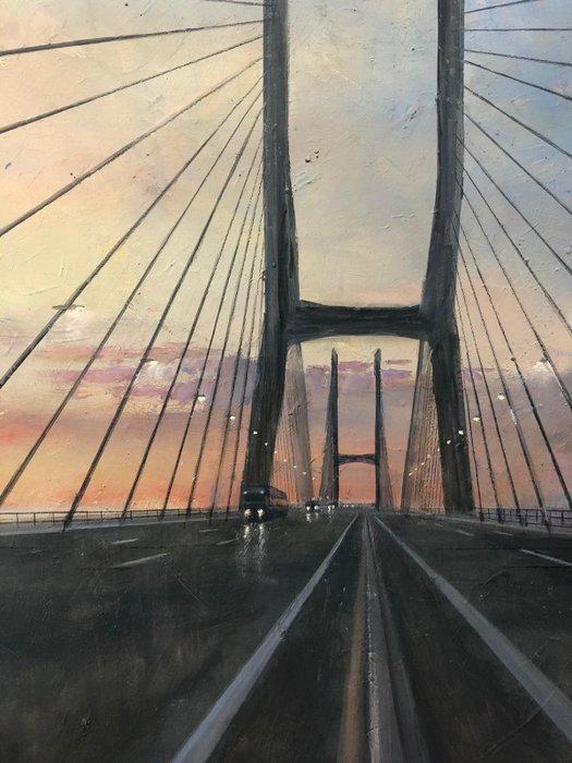 José Catala (1959) - Puente de Vasco de Gama, Antiek en Kunst, Kunst | Schilderijen | Klassiek