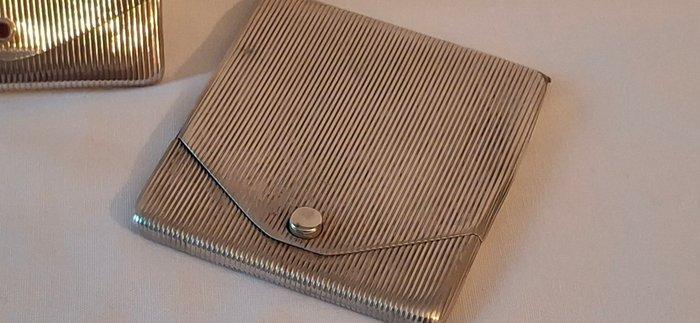 Luciferdooshouder (2) - Twee antiekse Streepjes zilveren, Antiek en Kunst, Antiek | Goud en Zilver