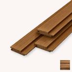 Frake thermo channelsiding | bruin | 2x9 cm | 275 cm, Doe-het-zelf en Verbouw, Hout en Planken, Ophalen of Verzenden, Nieuw