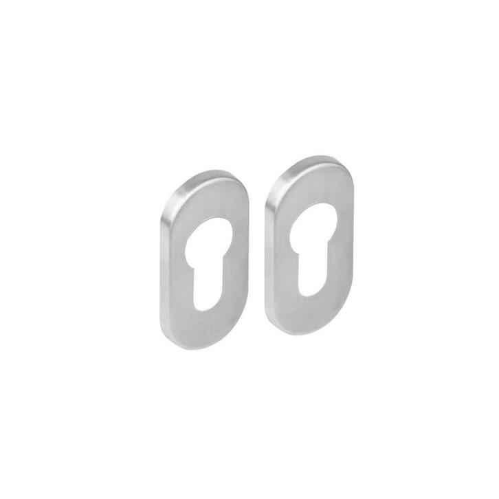 Intersteel rozetten ovaal met profielcilindergat verdekt, Doe-het-zelf en Verbouw, Hang- en Sluitwerk, Nieuw, Verzenden