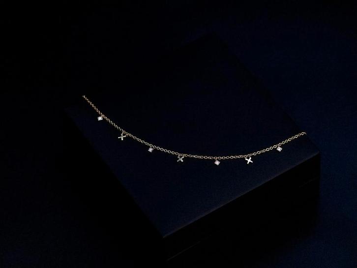 Ketting ‘XXX’ 750 jaar Amsterdam - Verguld, Postzegels en Munten, Munten en Bankbiljetten | Toebehoren, Verzenden