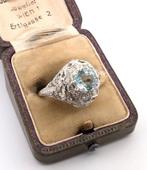 Zonder Minimumprijs - Ring Platina - 2.50ct. tw. Aquamarijn, Sieraden, Tassen en Uiterlijk, Ringen, Nieuw