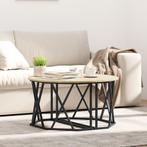 vidaXL Koffietafel Sonoma Eiken 80x80x42 cm Gelaagd Hout, 50 tot 100 cm, Verzenden, Nieuw, 50 tot 100 cm