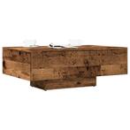 vidaXL Salontafel 85x55x31 cm bewerkt hout oud houtkleurig, Huis en Inrichting, Tafels | Salontafels, Verzenden, Nieuw, Overige houtsoorten