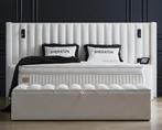 Opberg Boxspring Sherathon Wit - 180x200 cm, Verzenden, Nieuw, Wit, Modern