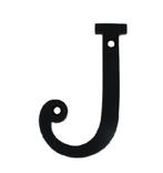 Letter J Klein IJzer zwart 75 mm, Verzenden, Nieuw