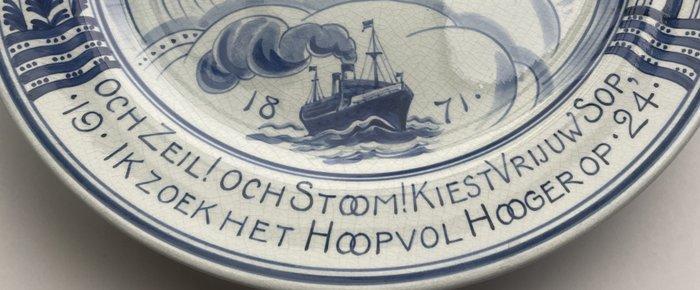 De Porceleyne Fles, Delft - Wandbord - Porselein -, Antiek en Kunst, Antiek | Glas en Kristal