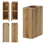 Badkamerkast Newport 59,5x20,4x40 cm eikenkleurig [en.casa], Huis en Inrichting, Badkamer | Badkamermeubels, Verzenden, Nieuw