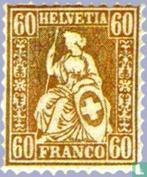 Zwitserland - Zittende Helvetia - 1863, Postzegels en Munten, Postzegels | Europa | Zwitserland, Verzenden, Postfris