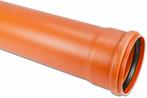 Rioleringsbuis + manch roodbr.-160 x 4,7 mm, SN8, l = 5 m, Verzenden, Nieuw