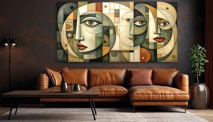 Oskar Rekozi - BigArt · Cubism - XXL - 1/1 Unique Piece, Antiek en Kunst, Kunst | Designobjecten