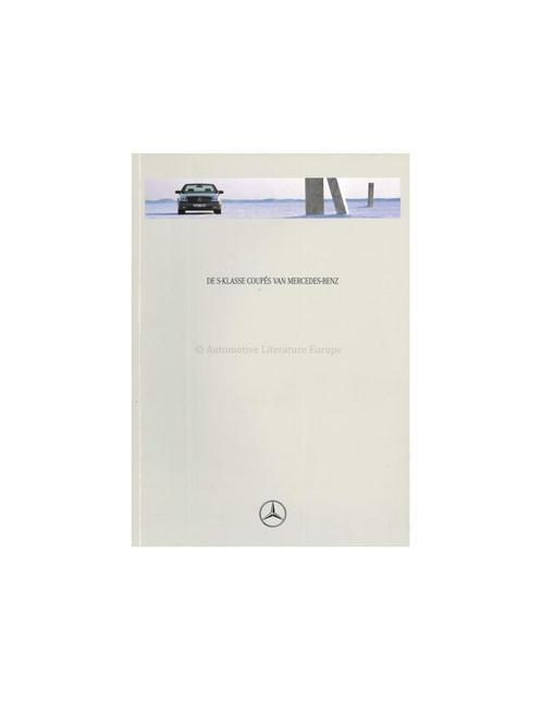 1994 MERCEDES BENZ S KLASSE COUPE BROCHURE NEDERLANDS, Boeken, Auto's | Folders en Tijdschriften