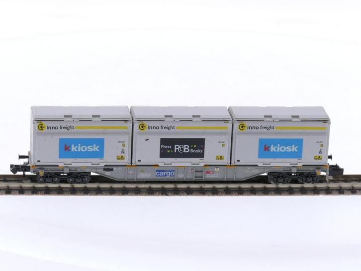 Schaal N Minitrix 18405 platte wagen van de SBB #5310, Hobby en Vrije tijd, Modeltreinen | N-Spoor, Gelijkstroom, Overige typen