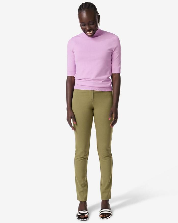 HEMA Damesbroek Wendel jersey olijf, Kleding | Dames, Overige Dameskleding, Nieuw, Verzenden