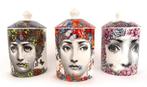 Pot (3) - Fornasetti-stijl - Keramiek - Set van 3, Antiek en Kunst, Kunst | Designobjecten