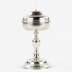 Ciborie met zilveren cuppa en deksel - Zilver - 1750-1800, Antiek en Kunst