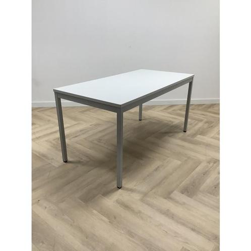Tweedehands kantinetafel 150x75 cm,  lichtgrijs - grijs, Zakelijke goederen, Kantoor en Winkelinrichting | Kantoormeubilair en Inrichting