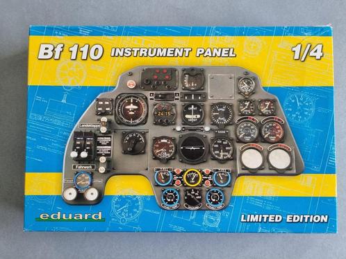 Eduard 14001 Messerschmitt Bf 110 Instrument panel 1:4, Hobby en Vrije tijd, Modelbouw | Vliegtuigen en Helikopters, Verzenden
