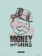 Kunstdruk Monopoly Money On My Mind 30x40cm, Nieuw, Verzenden