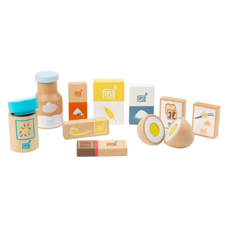 Nieuw Small Foot - Houten Speeleten Bakbenodigdheden, 10dlg., Kinderen en Baby's, Speelgoed | Houten speelgoed, Ophalen of Verzenden