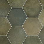 Vloertegel wandtegel hexagon random jungle groen 17,5x20cm, Ophalen, Keramiek, Nieuw, 10 m² of meer