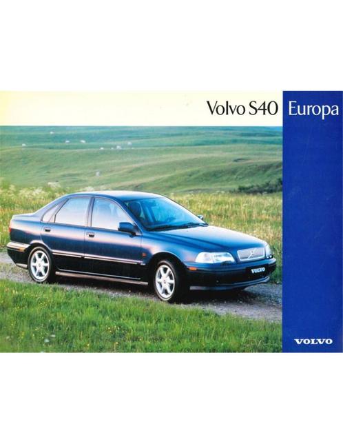 1997 VOLVO S40 EUROPA PRIJSLIJST LEAFLET NEDERLANDS, Boeken, Auto's | Folders en Tijdschriften, Volvo