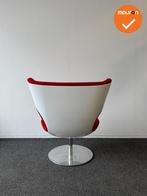 Fauteuil - Artifort Boson - design stoel - Rode stoffering -, Vergader- of Presentatieruimte, Ophalen of Verzenden, Gebruikt, Stoel