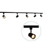 LED 1-fase Rails | Zwart | 3 meter | Dimbaar, Huis en Inrichting, Lampen | Plafondlampen, Ophalen of Verzenden, Nieuw, Metaal