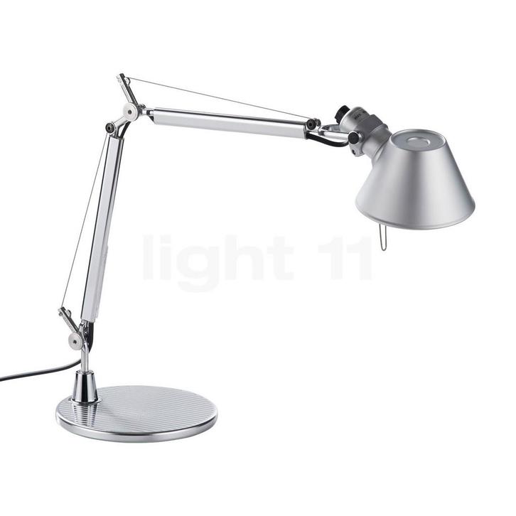 Artemide Tolomeo Micro Tavolo, aluminium - met tafelvoet, Huis en Inrichting, Lampen | Tafellampen, Nieuw, Verzenden