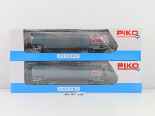 Piko H0 - 58984 - Modeltrein goederenwagon (2) - 2x 4-assige, Hobby en Vrije tijd, Modeltreinen | H0