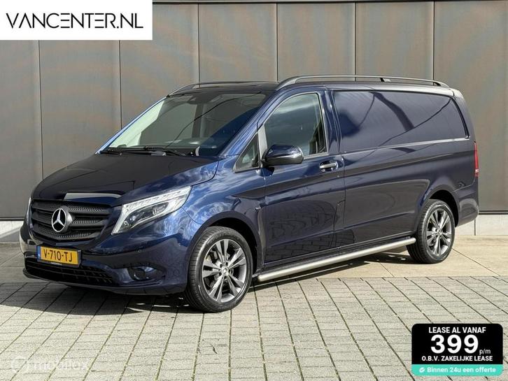 Zakelijke Lease |  Mercedes-Benz Vito Bestel 116 CDI Lang, Auto's, Bestelauto's, Lease, Zwart, Automaat, Overige kleuren, Financial lease