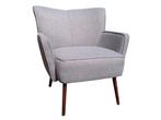 Chur grote retro arm fauteuil in stof, Huis en Inrichting, Fauteuils, Ophalen of Verzenden, Nieuw