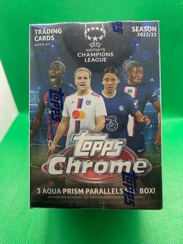 2022/23 Topps Chrome UWCL - 1 Sealed box - Excellent (EX), Verzamelen, Stickers