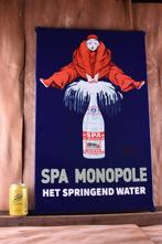 SPA MONOPOLE - ad sign; high quality enamel; no fake demage;