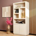 *WOONWINKEL* Starfurn Brussel Beige Kast Met Speelse Vakken, Huis en Inrichting, Kasten | Wandmeubels, Verzenden, Nieuw