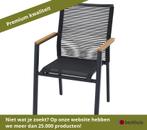 4 stuks Siena Garden Bologna Stapelstoel Rope - Antraciet, Ophalen of Verzenden, Nieuw, Overige materialen