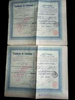 Icoon - Tramways de Salonique aandeelbewijs - Papier -, Antiek en Kunst