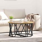 vidaXL Salontafel artisanaal eikenkleurig 80 x 80 x 42 cm, Huis en Inrichting, Verzenden, Rond, Nieuw, 50 tot 100 cm
