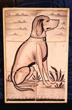 Tegel - Hond - 1850-1900