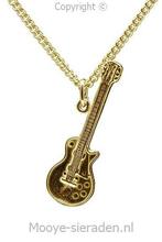 Gouden Gibson gitaar electrisch ketting hanger, Verzenden, Nieuw