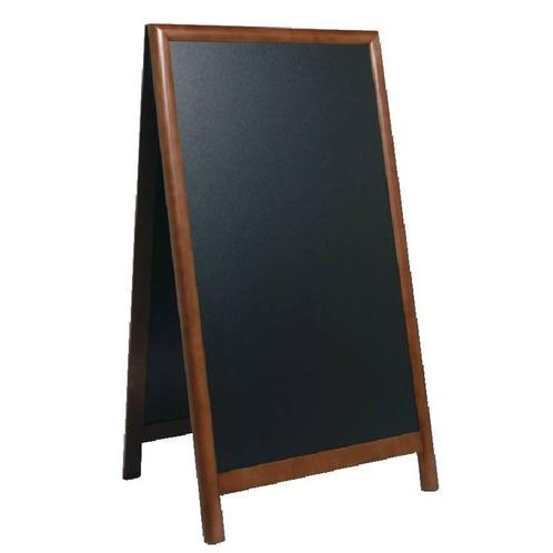 Horeca Stoepbord Bruin | 80x68x(H)120cm, Zakelijke goederen, Horeca | Keukenapparatuur, Verzenden