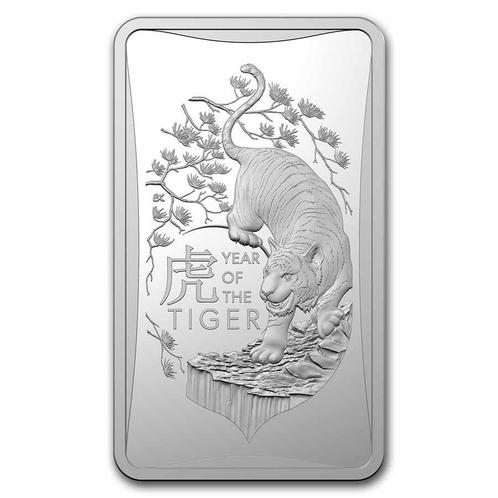 RAM- Year of the Tiger -1/2 oz muntbaar 2022 (10.000 oplage), Postzegels en Munten, Munten | Oceanië, Losse munt, Zilver, Verzenden