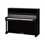 Yamaha SU118 C PE messing piano (zwart hoogglans), Nieuw