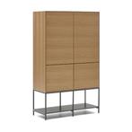 *WOONWINKEL* Kave Home Vedrana Grote Bergkast Eiken Modern D, Huis en Inrichting, Kasten | Wandmeubels, Verzenden, Nieuw