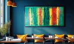 Ksavera - Abstract A1393 - painting on XXL canvas 210cm, Antiek en Kunst