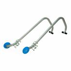 Silverline Ladder nokhaken - aluminium - polymeer wielen..., Doe-het-zelf en Verbouw, Ladders en Trappen, Ophalen of Verzenden