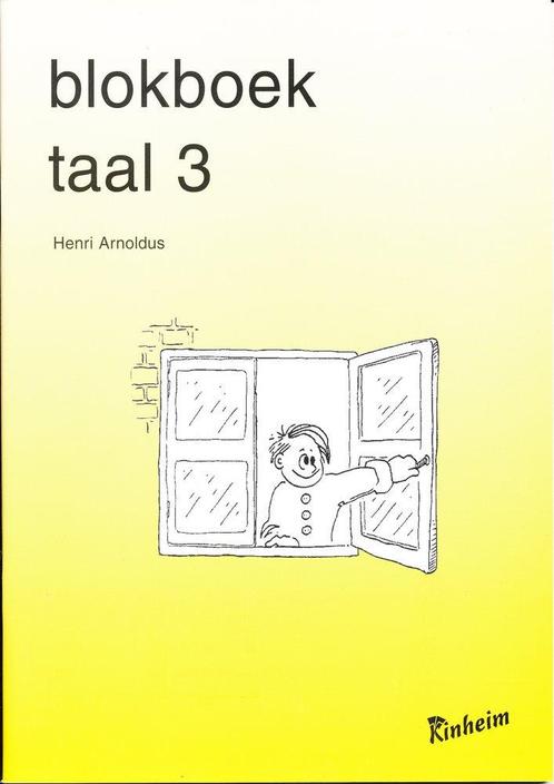 Kinheim Blokboek Taal 3 gele uitvoering (per pak 5 stuks), Boeken, Schoolboeken, Nieuw, Verzenden